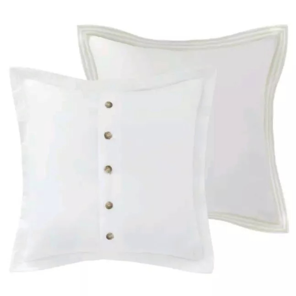 NEW SOUTHERN TIDE NAUTICAL PAIR OF EURO SHAMS IRREGULARS